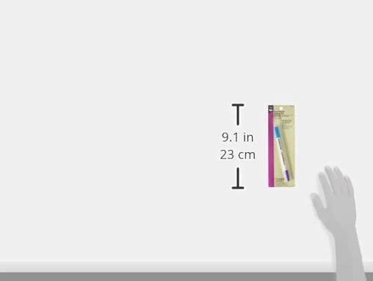 Dritz Dual Purpose Disappearing Ink & Mark-B-Gone, Marking Pen, Blue and Purple, 8.75 x 2.88 x 0.5