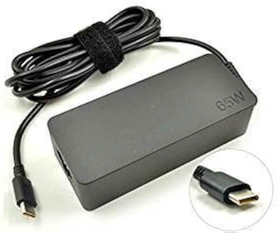 New Laptop Charger 65W watt USB Type C AC Power Adapter for Lenovo ThinkPad Yoga Flex Miix