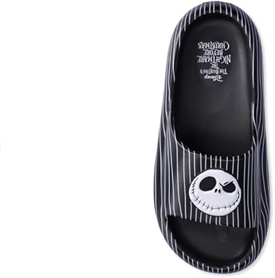 Ground Up Nightmare Before Christmas Men's Comfort Slide Sandals Size 10