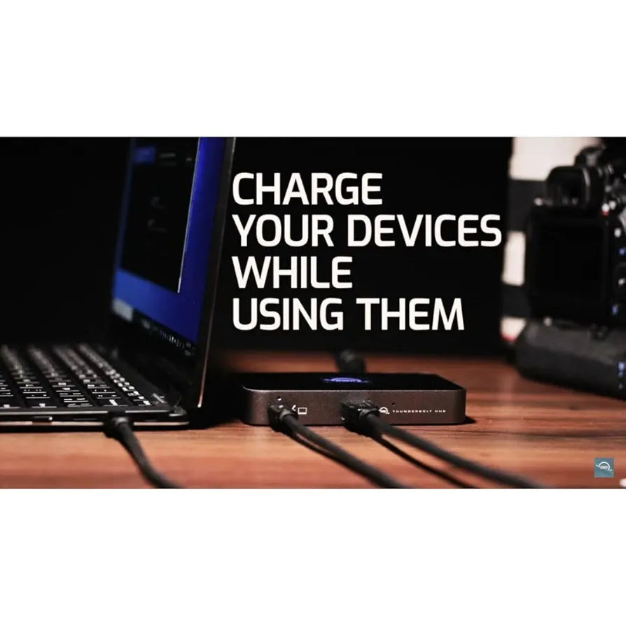 OWC 5-Port Thunderbolt 4 Hub: 60W Charging, Dual 4K Displays & More!