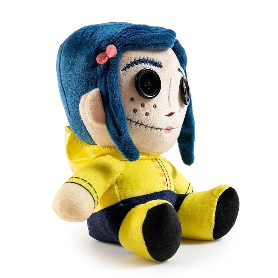Kidrobot Coraline with Button Eyes Phunny Plush