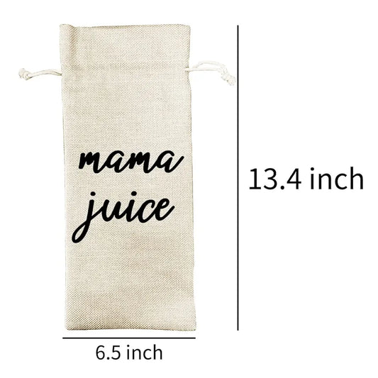 Mom Juice Wine Bag, Mom Birthday Gifts, mom Wine Bag, Mom Gifts, Gift Ideas for Mom, New Mom Gifts, Mothers Gifts for Mom from Daughter Son