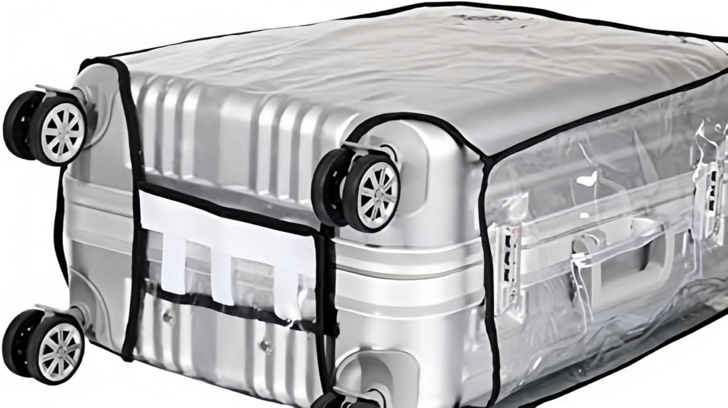 MAODUV Suitcase Cover Protectors Clear PVC Luggage Cover for Wheeled Suitcase Waterproof Travel Suitcase Cover size 28
