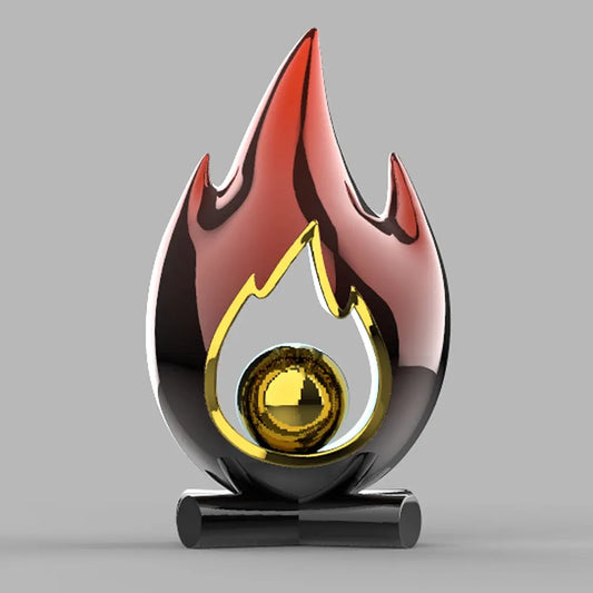 POKSAUAE Ev Dekoru Modern Soyut Sanat Seramik Heykel Ev Dekorasyonları Çalışma Odası, Ofis, Oturma Odası ve Ev Dekorasyonu için Uygun