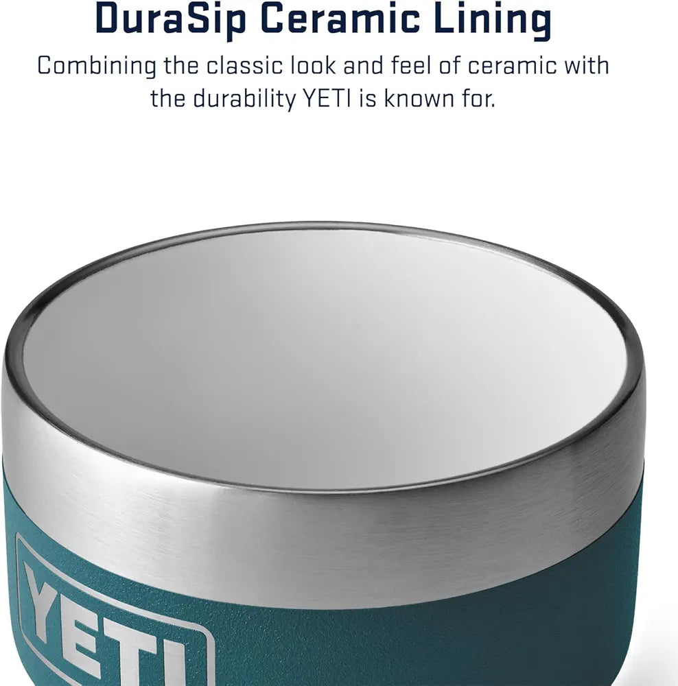 YETI Rambler 4 oz Stackable Cup, Stainless Steel, Vacuum Insulated Espresso/Coffee Cup, 2 Pack, Agave Teal