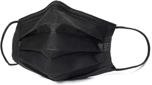 Albatross Health New England Disposable 3 ply Face Masks Pack of 50 pcs/box, Black