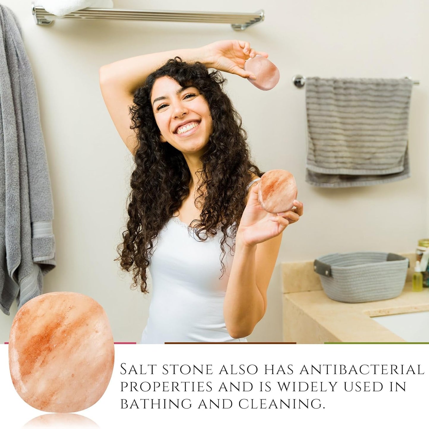 10 Pcs Premium Flat Oval Himalayan Salt Massage Stones - Natural Pink Crystal, Hand-Carved for Spa Therapy & Deep Relaxation