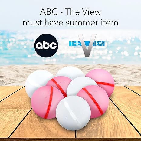 Dartwood Reusable Water Balloons - Magnetic, Self-Sealing, Reusable Water Balloons for Kids (12 Pack)