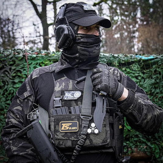 Mens Long Sleeve Tactical Shirt T-Shirt Men's Military Rapid Assault Army Combat Rapid Assault Slim Fit