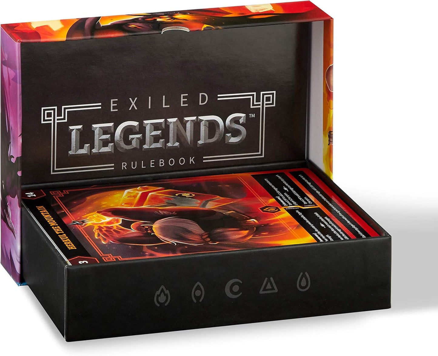 TeeTurtle Exiled Legends Base Game - from The Creators of Unstable Unicorns - A Strategic Card Game for Teens and Adults