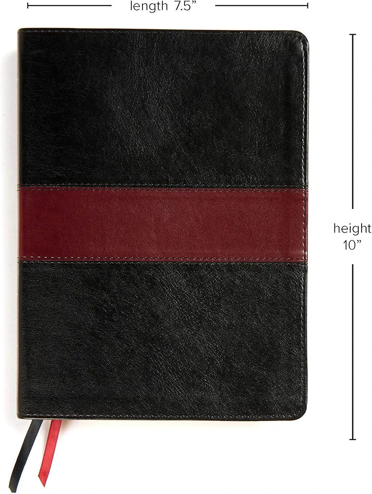 KJV Apologetics Study Bible, Black/Red Leathertouch Indexed, Black Letter, Pure Cambridge Text, Defend Your Faith, Study Notes and Commentary, Articles, Profiles, Easy-to-Read Bible MCM Type