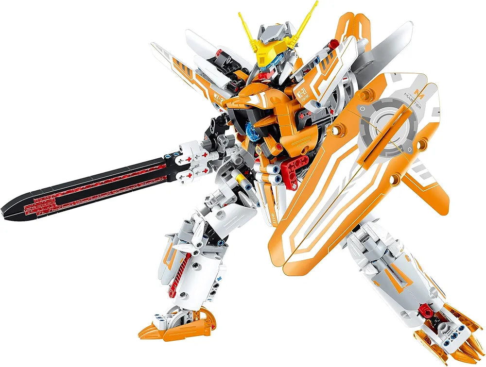 Dakott STEM Mechanical Engineering Building Toy,Mecha Robot Building Blocks Take Apart Toy, 833 Pcs DIY Building Kit, Learning Engineering Construction Toys