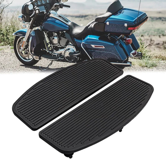 Rich Choices Front Rubber Rider Insert Footboard Floorboard Foot Peg Footrest Pad Compatible with Harley Touring Softail Road King Electra Glide 1986-2023