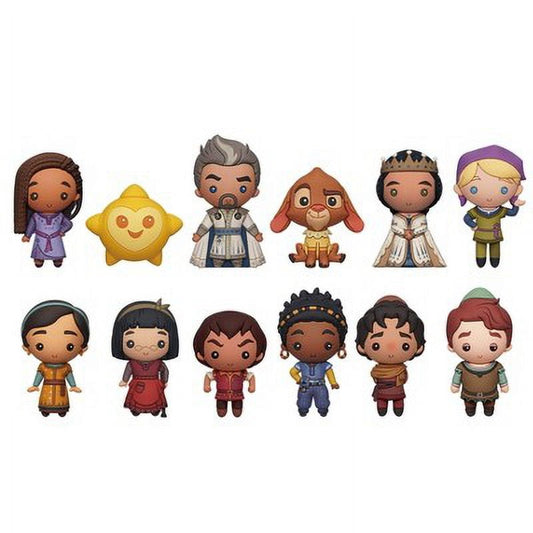 Disney WISH Figural Bag Clips - Collectible Character Accessories