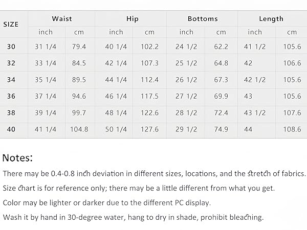 Size 34 Men's Classic-Fit Straight Casual Fashion Non-Stretch Cotton Chino Pants