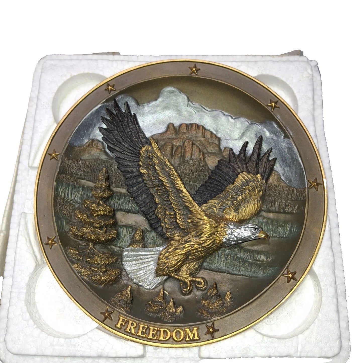 Bradlord Exchange "Spirit of Freedom" Collector Plate by George Dolokhov - Limited Edition