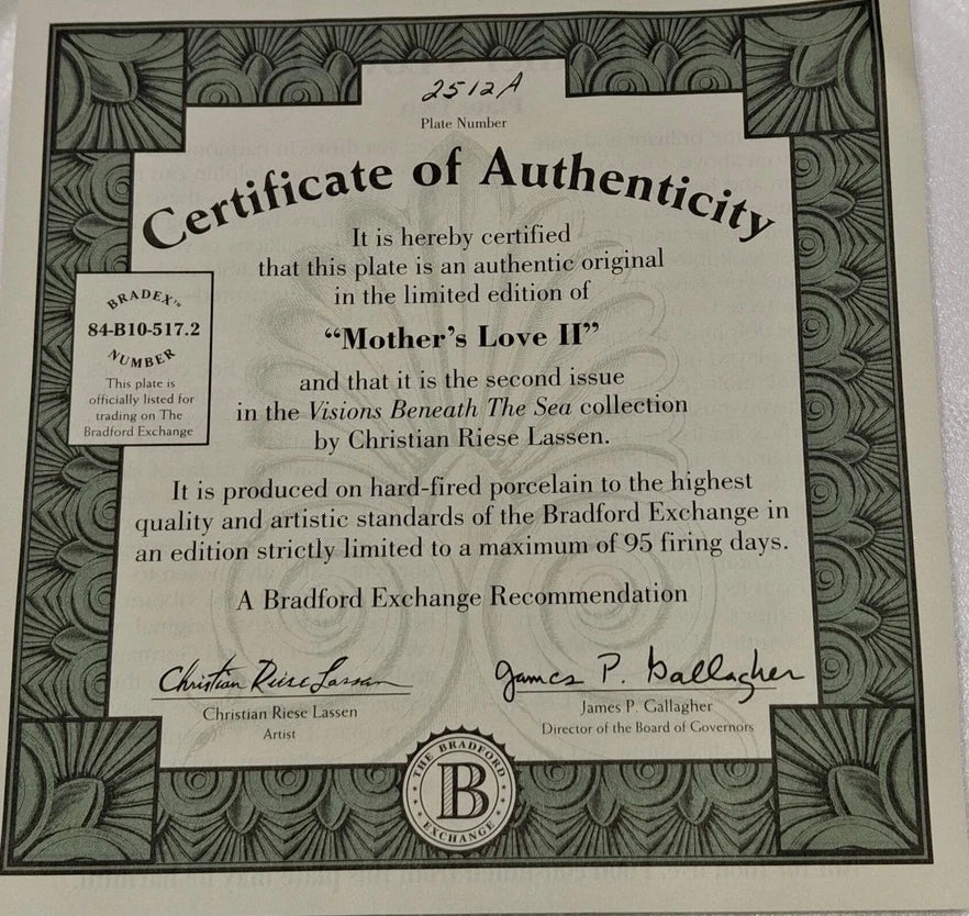 Bradlord Exchange "Mother's Love II"
