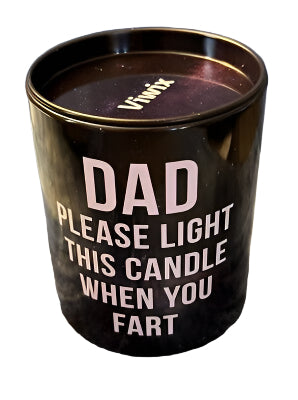 Funny Viwix Novelty Fathers Day Dad Please Light This Candle When You Fart OC20