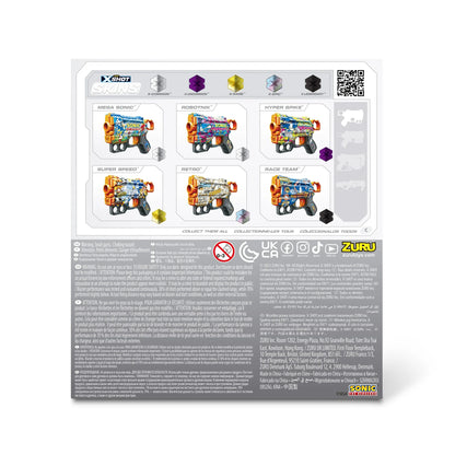 XSHOT SKINS MENACE BLASTER (8 DARTS) BY ZURU, FOR AGES 8+