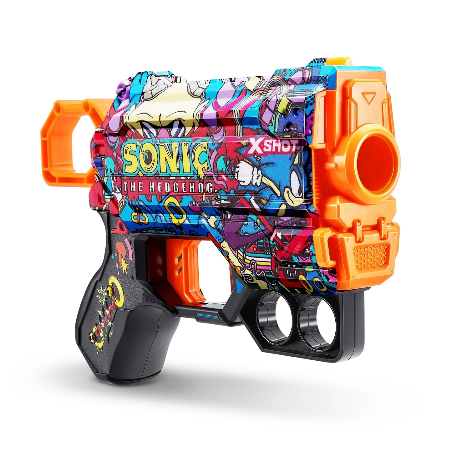 XSHOT SKINS MENACE BLASTER (8 DARTS) BY ZURU, FOR AGES 8+