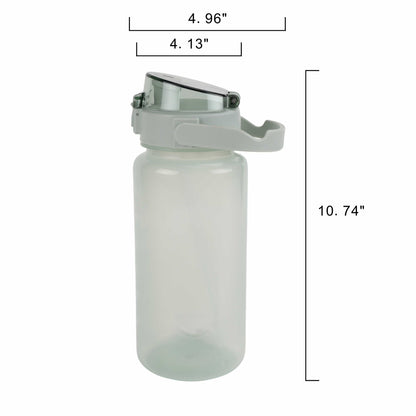 48 OUNCE PLASTIC WATER BOTTLE WITH MILESTONE MARKINGS