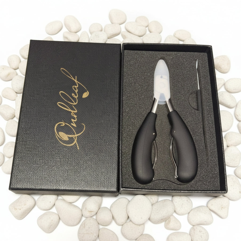 Oneleaf Toenail Clipper Set For Thick and Ingrown Toenails with Toenail Cleaner/Lifter - Premium Professional Stainless Steel Pedicure Tools for Foot Nail Treatment