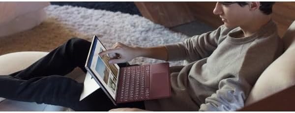Microsoft Surface Pro Signature Type Cover Burgundy FFP-00041 Pre-Owned Like New.