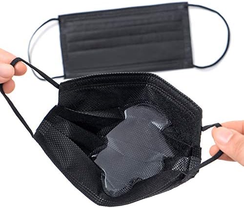 Albatross Health New England Disposable 3 ply Face Masks Pack of 50 pcs/box, Black