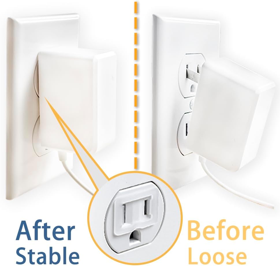 12 Packs Loose Outlet Plug Fix Make Your Loose Socket Jack Snug for Power Plug - Standard Tight Fit