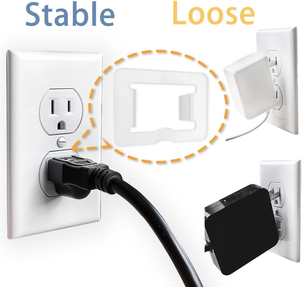 12 Packs Loose Outlet Plug Fix Make Your Loose Socket Jack Snug for Power Plug - Standard Tight Fit