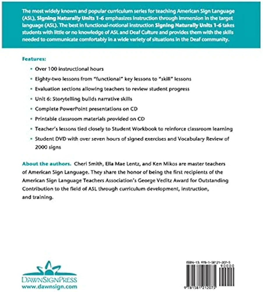 Signing Naturally Unit 1-6 