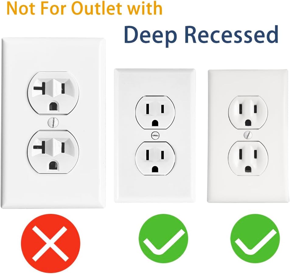 12 Packs Loose Outlet Plug Fix Make Your Loose Socket Jack Snug for Power Plug - Standard Tight Fit