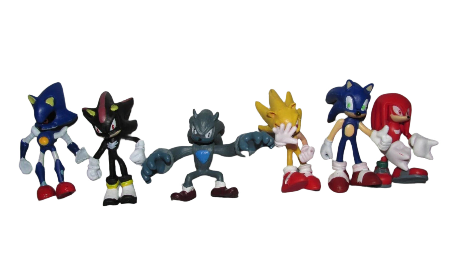 Sonic Anime The Hedgehog Toys -6 Pack Sonic Figurines -Sonic Toys,Sonic...