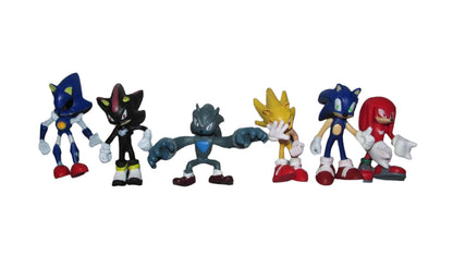 Sonic Anime The Hedgehog Toys -6 Pack Sonic Figurines -Sonic Toys,Sonic...