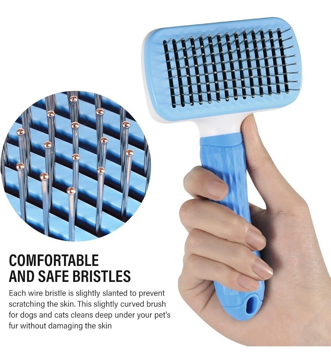 Jegtew Dog_Brush, Cat brush, PetSlicker Brush,_Pet Grooming Brush Toolfor Pet 
