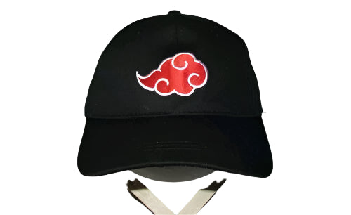 Naruto Hat Adjustable Snapback Uchiha Akatsuki Logo Baseball Cap with Necklace