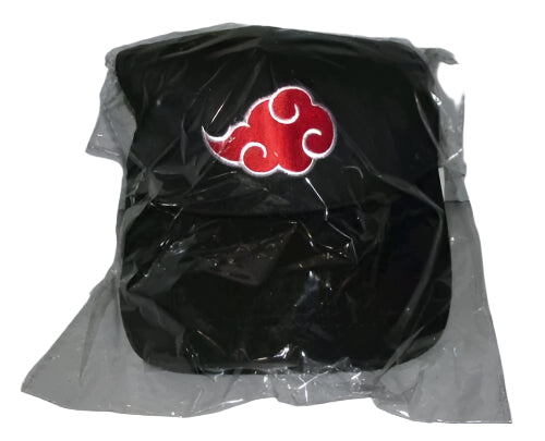 Naruto Hat Adjustable Snapback Uchiha Akatsuki Logo Baseball Cap with Necklace