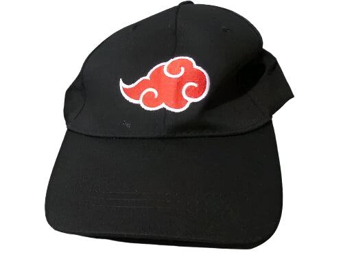 Naruto Hat Adjustable Snapback Uchiha Akatsuki Logo Baseball Cap with Necklace