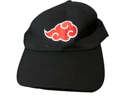 Naruto Hat Adjustable Snapback Uchiha Akatsuki Logo Baseball Cap with Necklace