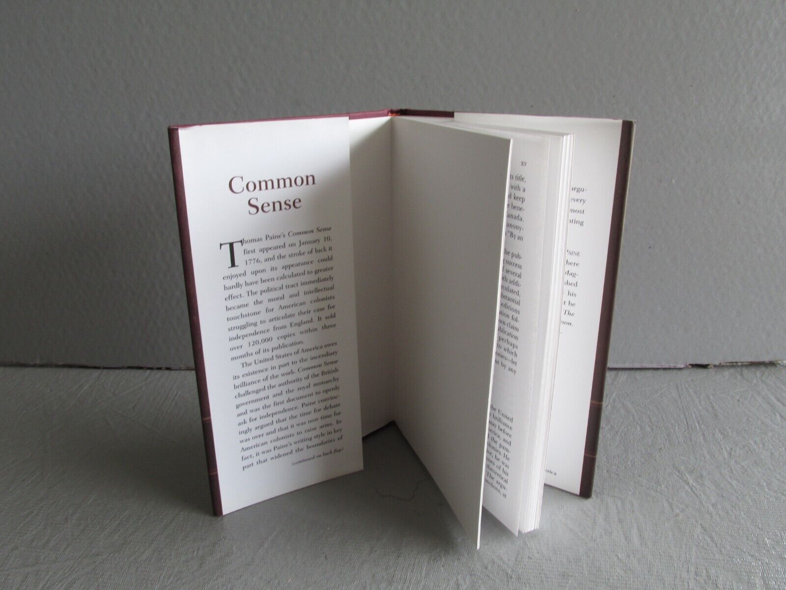 Thomas Paine Common Sense historical is politics hardback book 1995