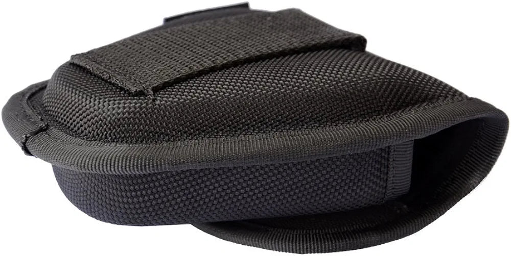 TTGTACTICAL Hidden Snap Handcuff Case Law Enforcement Military Standard Cuff Pouch with Belt Loop Black