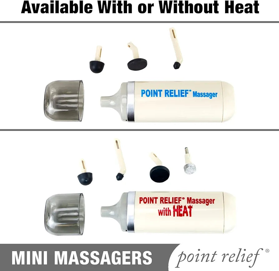Point Relief 14-1050 Mini Massager for Handheld Targeted Massage Therapy Relieve Muscle Pain