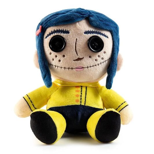 Kidrobot Coraline with Button Eyes Phunny Plush