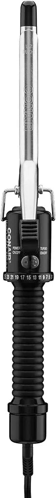 Conair Instant Heat 1/2-Inch Curling Iron, 1/2-inch barrel produces spiral curls – for use on short to medium hair