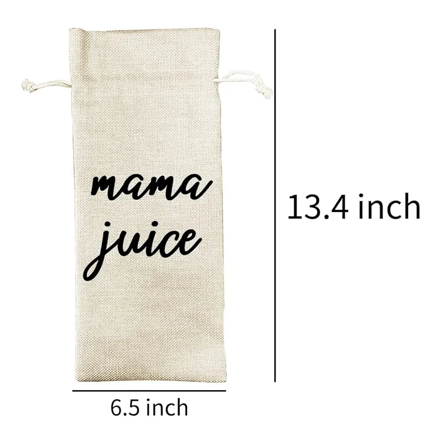 Mom Juice Wine Bag, Mom Birthday Gifts, mom Wine Bag, Mom Gifts, Gift Ideas for Mom, New Mom Gifts, Mothers Gifts for Mom from Daughter Son