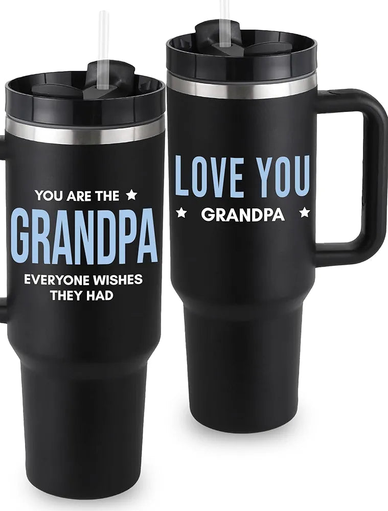 Grandpa 40oz Tumbler - Best Gifts for Grandfathers, Father's Day, Birthday Presents