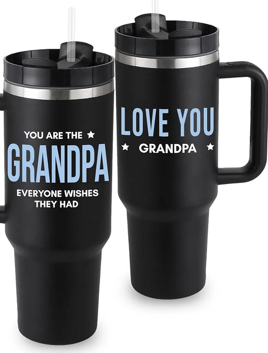 Grandpa 40oz Tumbler - Best Gifts for Grandfathers, Father's Day, Birthday Presents