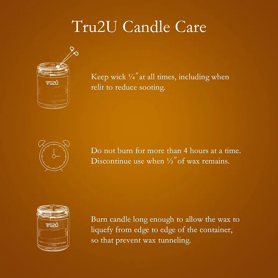 Hand-Poured Scented Jar Candle - Pure Natural Soy Wax, Carefully Selected Scents for Every Scene, 100% Cotton Lead-Free Wick 