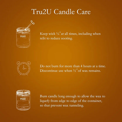 Hand-Poured Scented Jar Candle - Pure Natural Soy Wax, Carefully Selected Scents for Every Scene, 100% Cotton Lead-Free Wick 