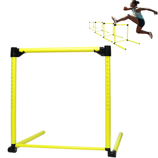 Pro Agility Speed Hurdles: Adjustable Track & Field Training Equipment for Soccer, Basketball, Football & Dog Agility - Green